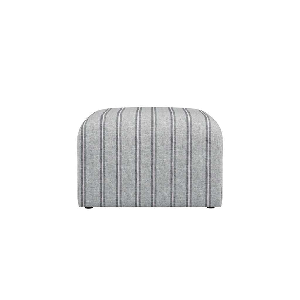 Cozy Loft Thick Stripe Pouffe