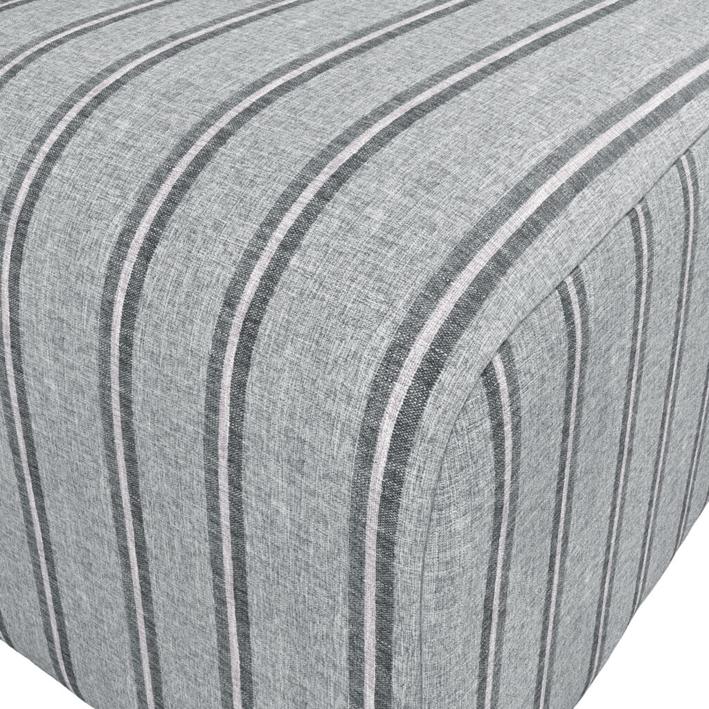 Cozy Loft Thick Stripe Pouffe