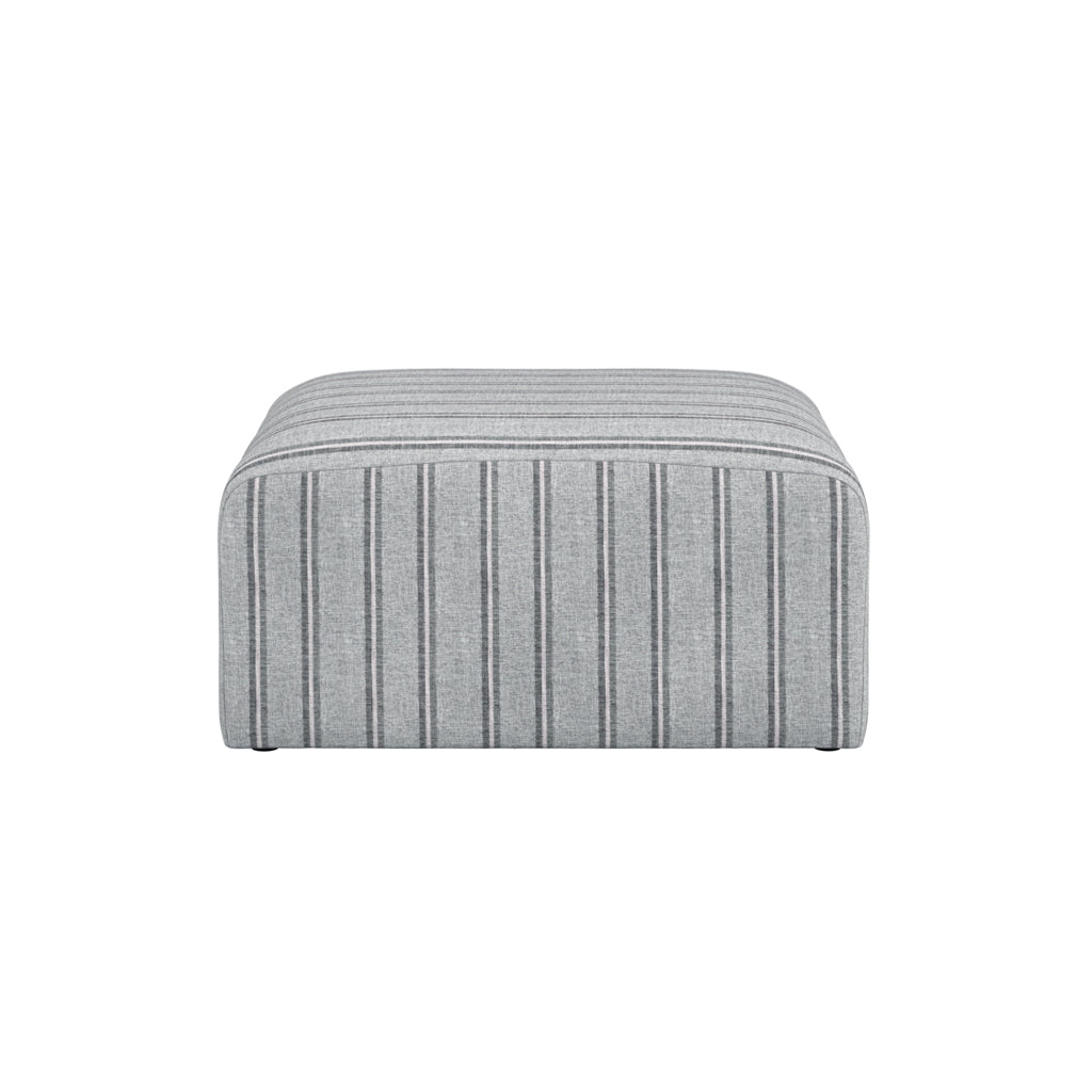 Cozy Loft Thick Stripe Pouffe