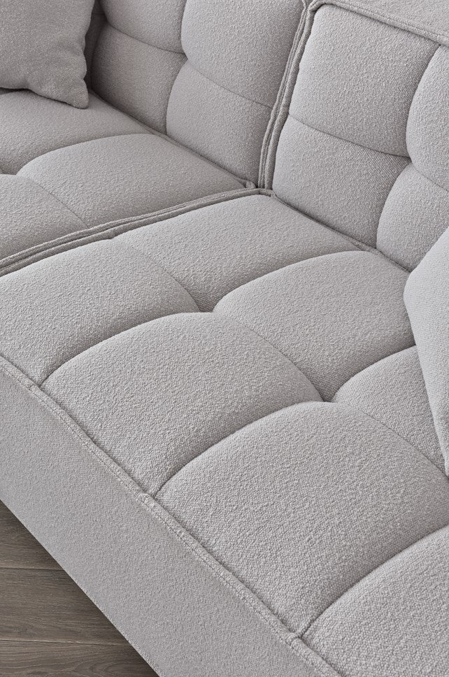 Dubai Sofa Range in Putty Boucle Fabric