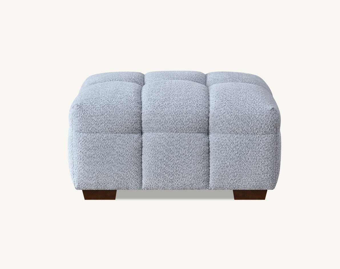 Kensington Group Bubble Tufted Boucle Sofa Range in Pearl Boucle Fabric