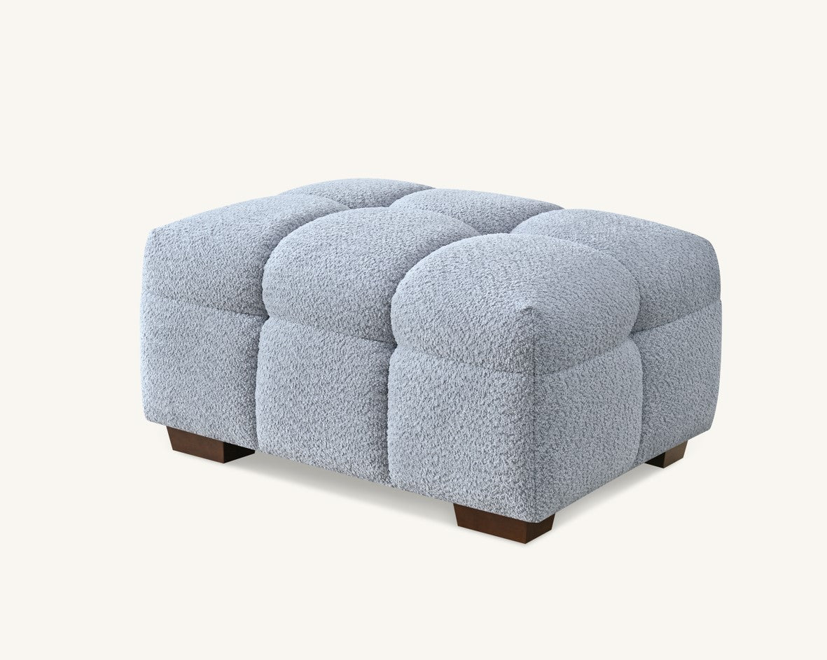 Kensington Group Bubble Tufted Boucle Sofa Range in Pearl Boucle Fabric