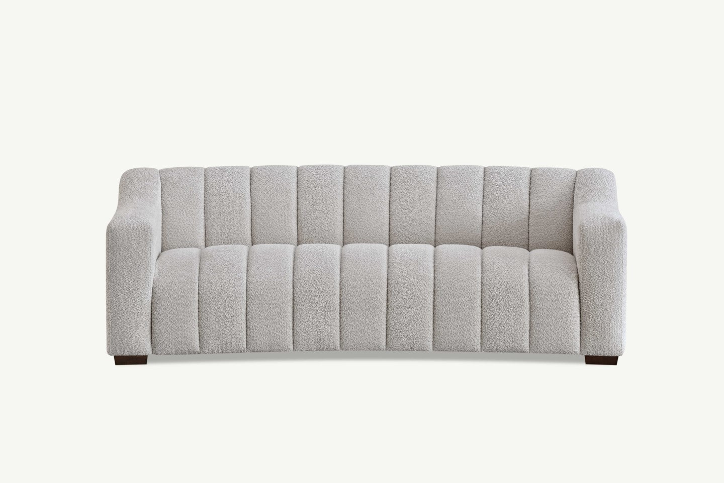 Vienna 3 Seater Sofa in Oatmeal Boucle Fabric