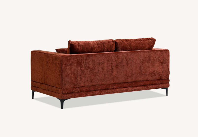 Lenox Sofa Range in Rust Velvet