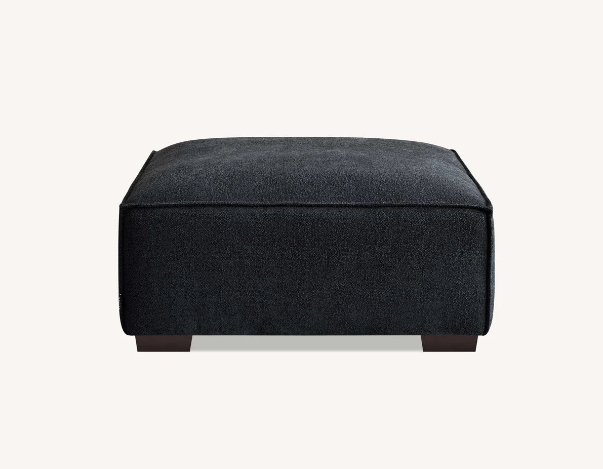 Otis Chunky Boucle 4 seater with Chaise in Midnight Boucle