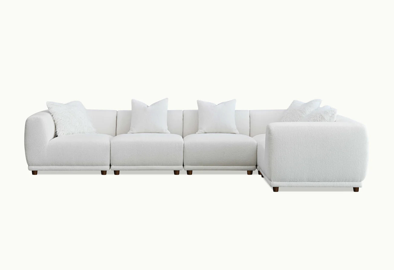 Moscow Polar Boucle Modular Sofa Range in Polar Boucle Fabric