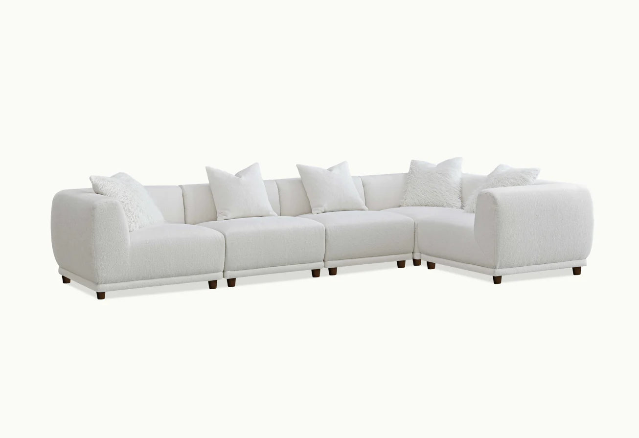 Moscow Polar Boucle Modular Sofa Range in Polar Boucle Fabric