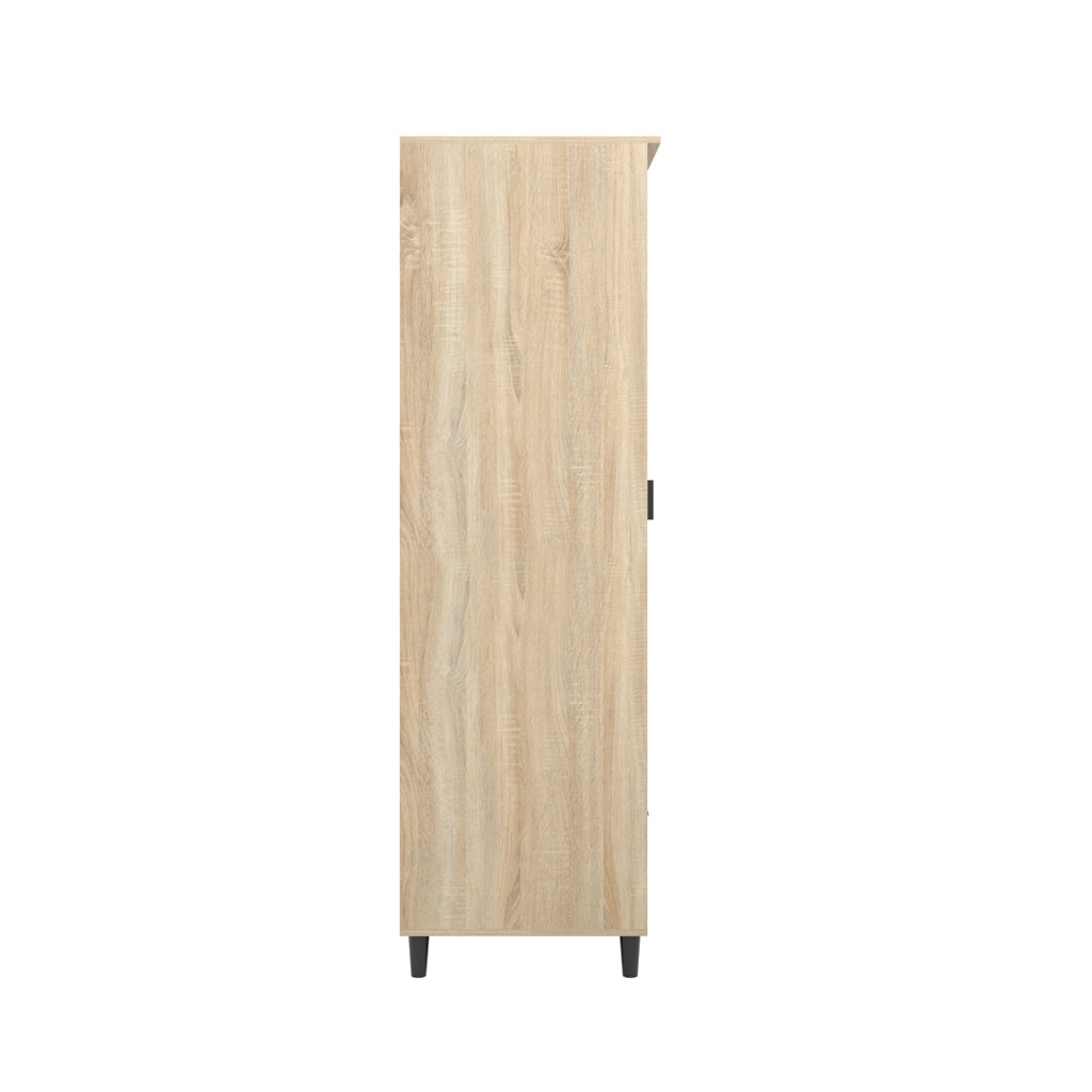 Wembley Chevron Single Wardrobe