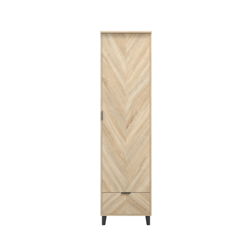 Wembley Chevron Single Wardrobe
