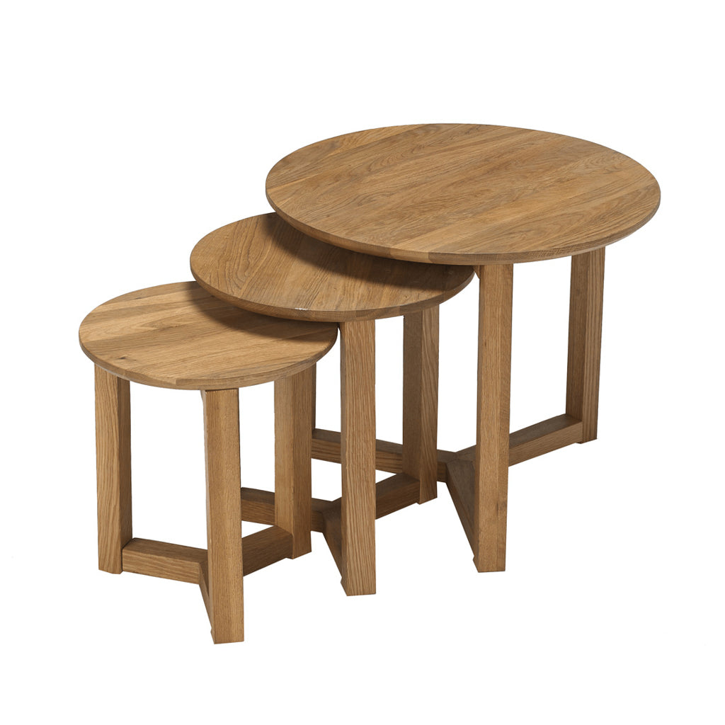 Sway Oak Side Tables