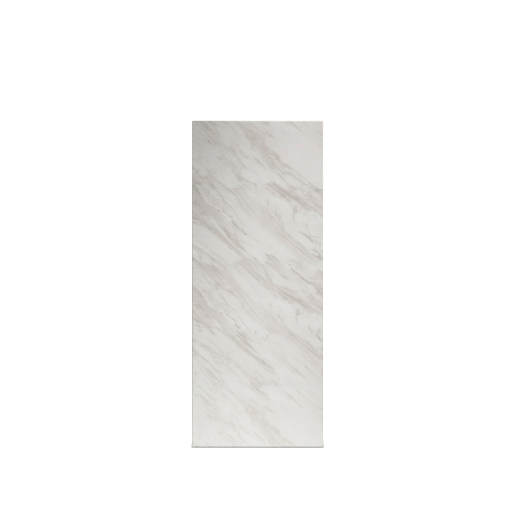 Axis White Marble Large Pedestal