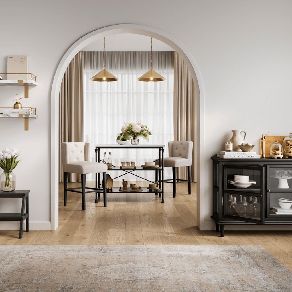 Fleck Black Sideboard