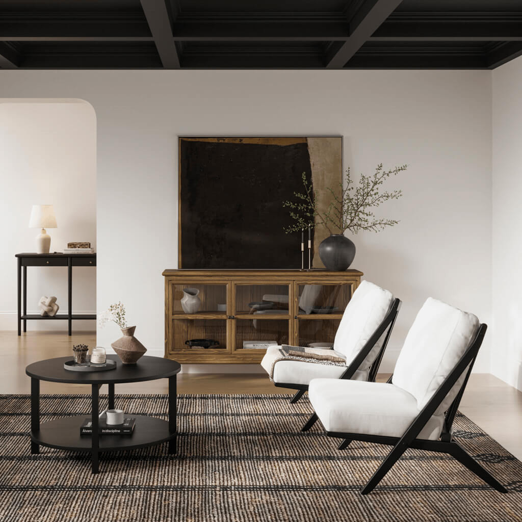 Fleck Smoked Sideboard