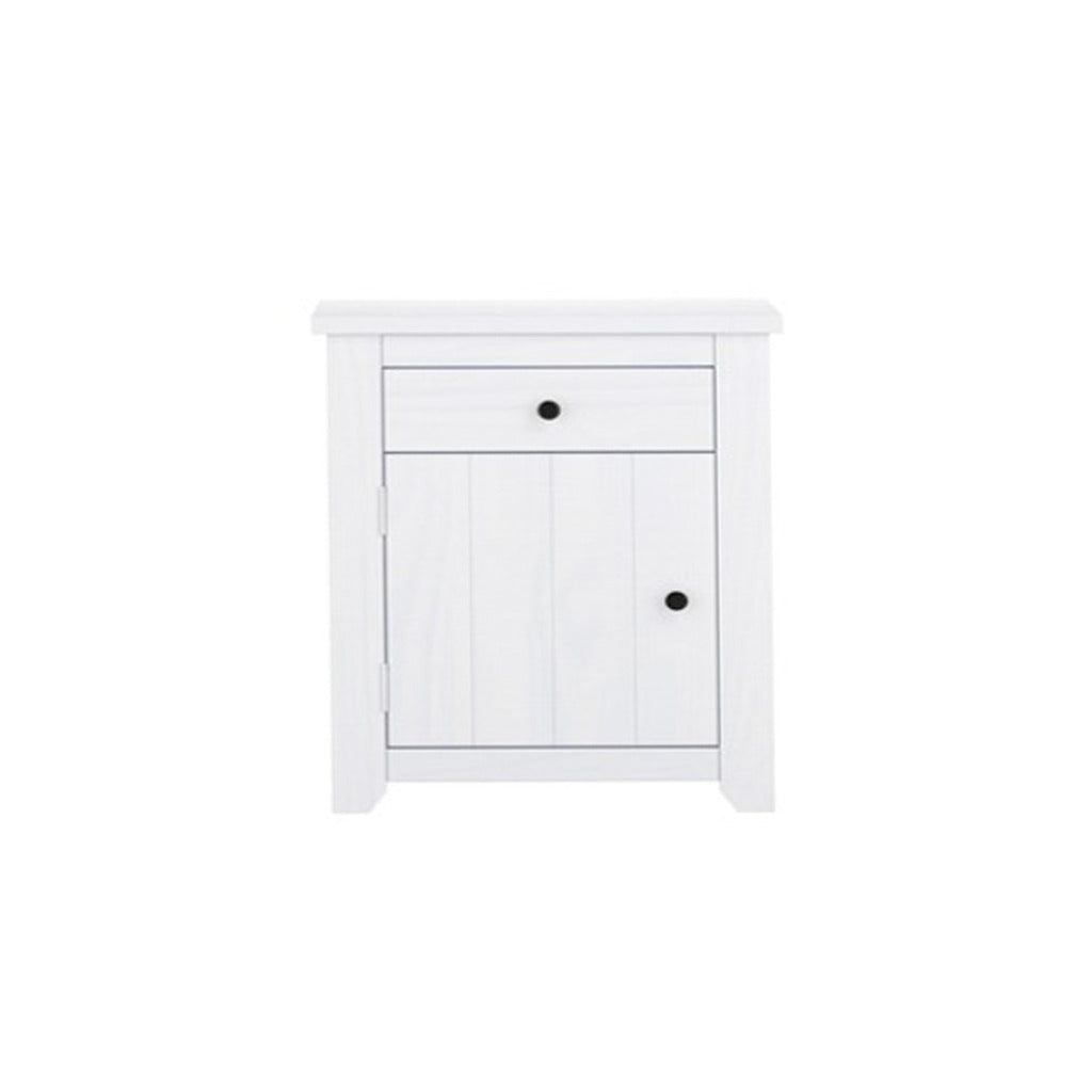 Rexo White Bedside Cabinet