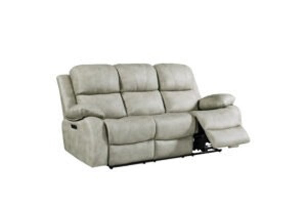 Modern 3-Seater Sofa – Light Grey"