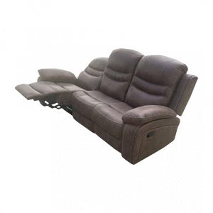 Modern Brown Sofa Soft Fabric & Smooth Function