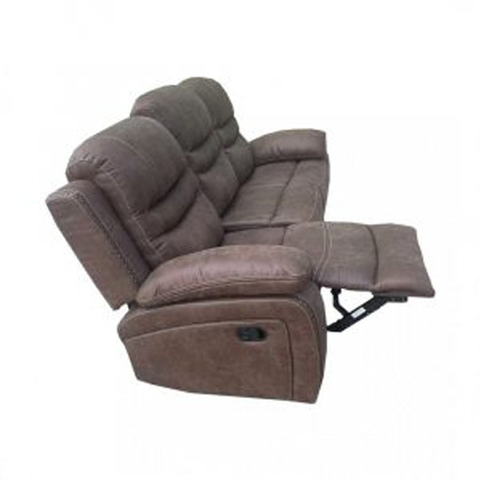 Modern Brown Sofa Soft Fabric & Smooth Function