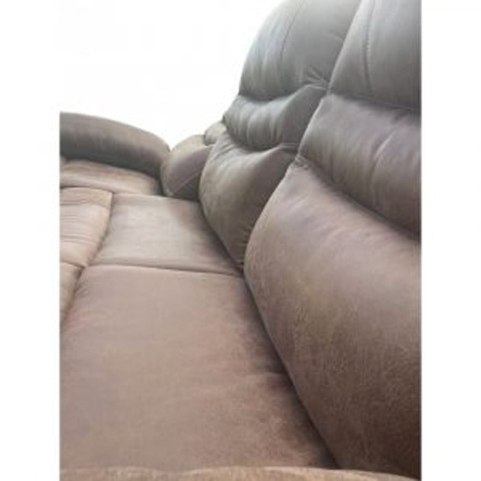 Modern Brown Sofa Soft Fabric & Smooth Function