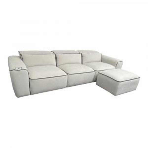 Elan Grey Fabric Sofa – Modern & Comfortable