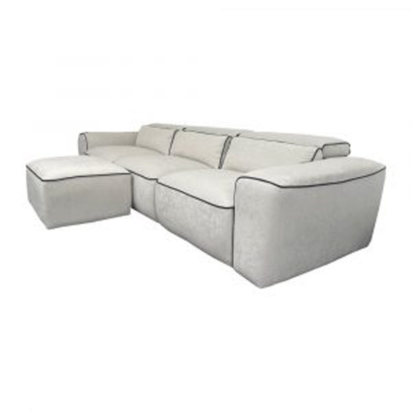 Elan Grey Fabric Sofa – Modern & Comfortable
