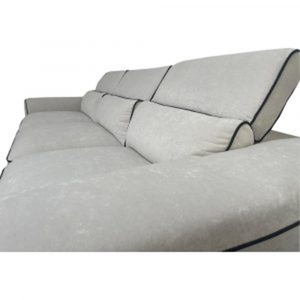 Elan Grey Fabric Sofa – Modern & Comfortable