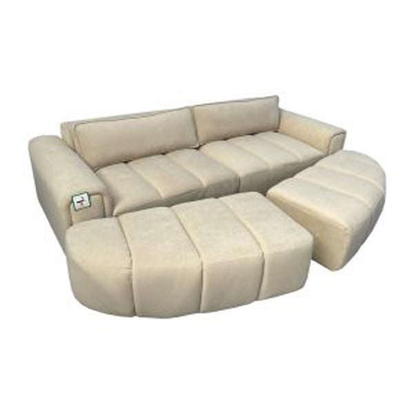 Elegant Cream Sofa – Soft Upholstery & Clean Design