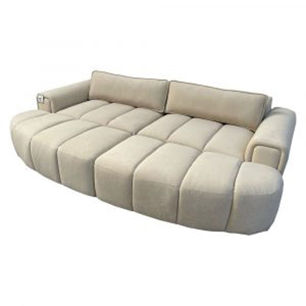 Elegant Cream Sofa – Soft Upholstery & Clean Design