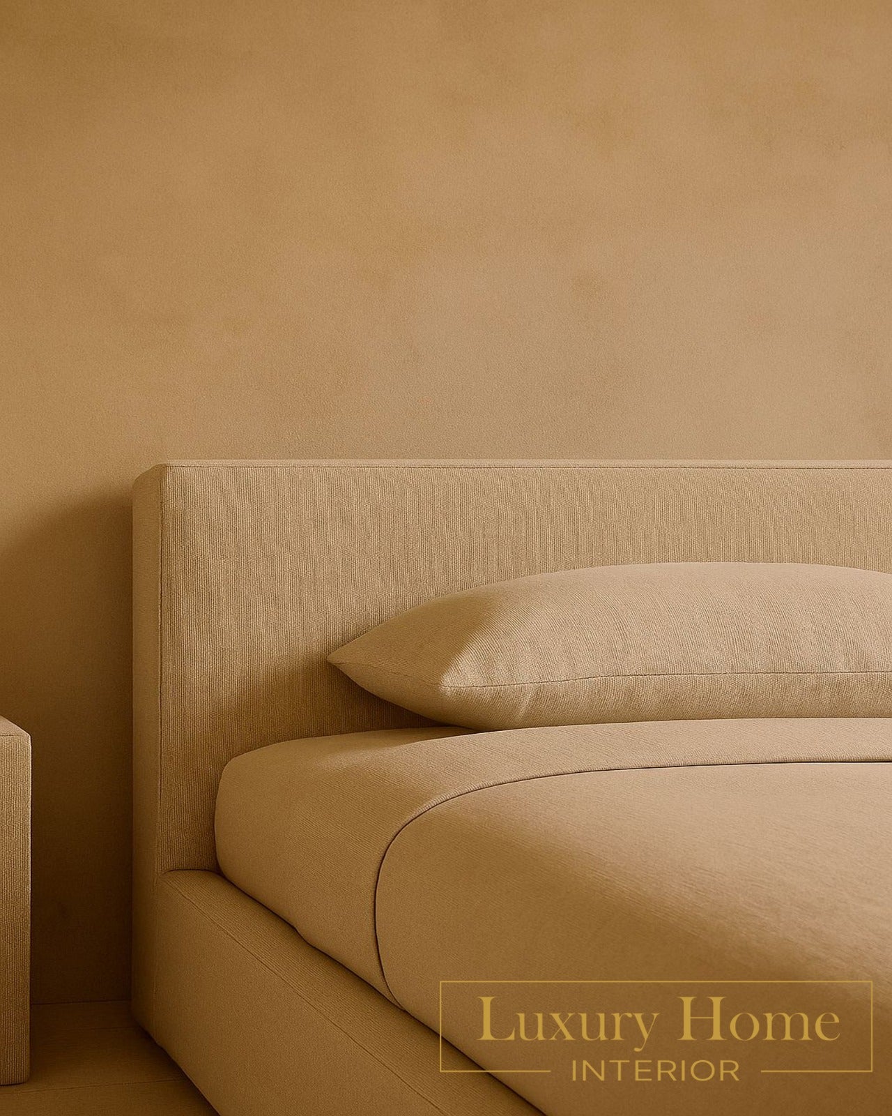 The Bespoke Alora Bed Upholstered Low Bed Frame- Fully Customisable with Storage Options- Minimalist Cloud Range
