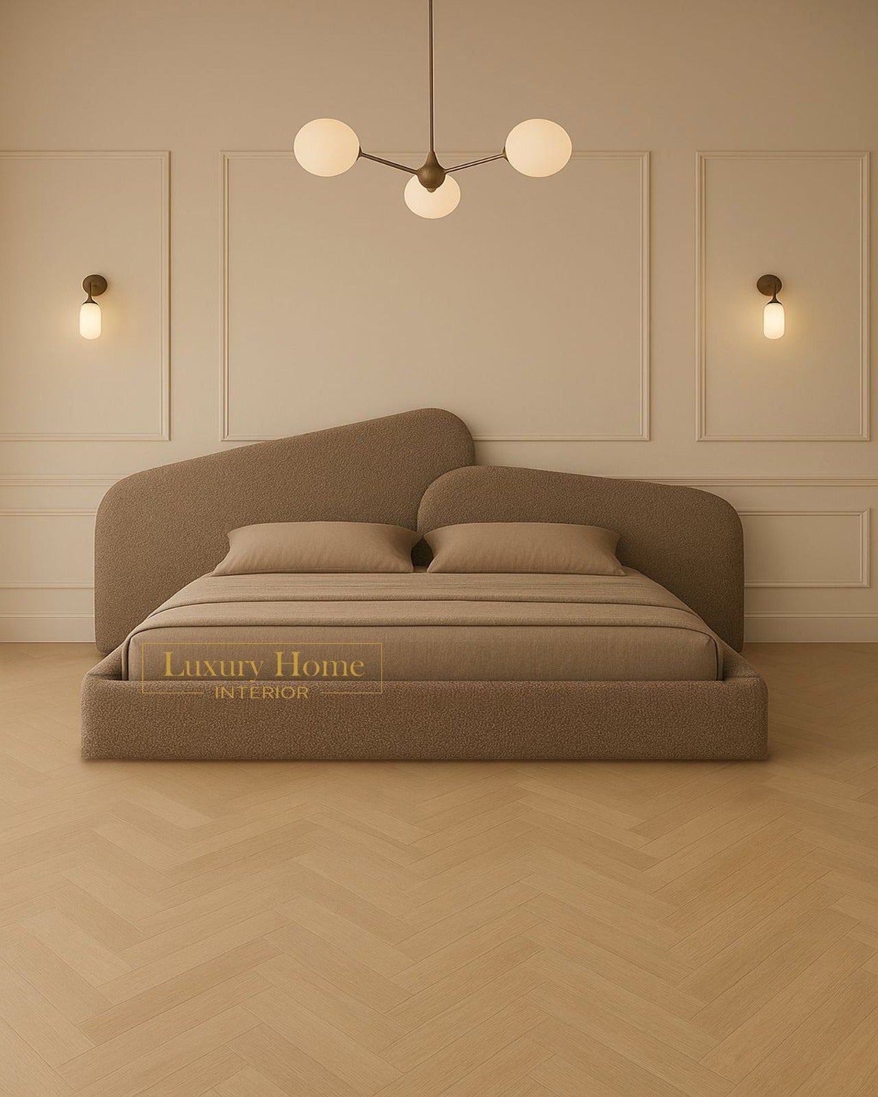 The Bespoke Matilda Bed Upholstered Bed Frame- Fully Customisable with Storage Options- Wave Range