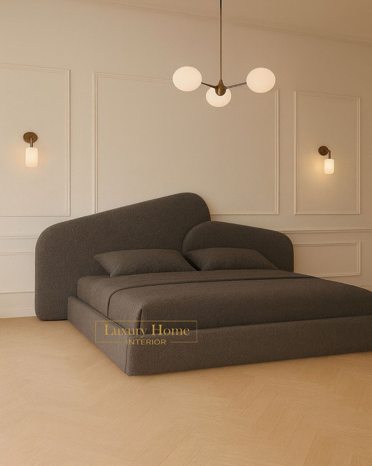 The Bespoke Matilda Bed Upholstered Bed Frame- Fully Customisable with Storage Options- Wave Range
