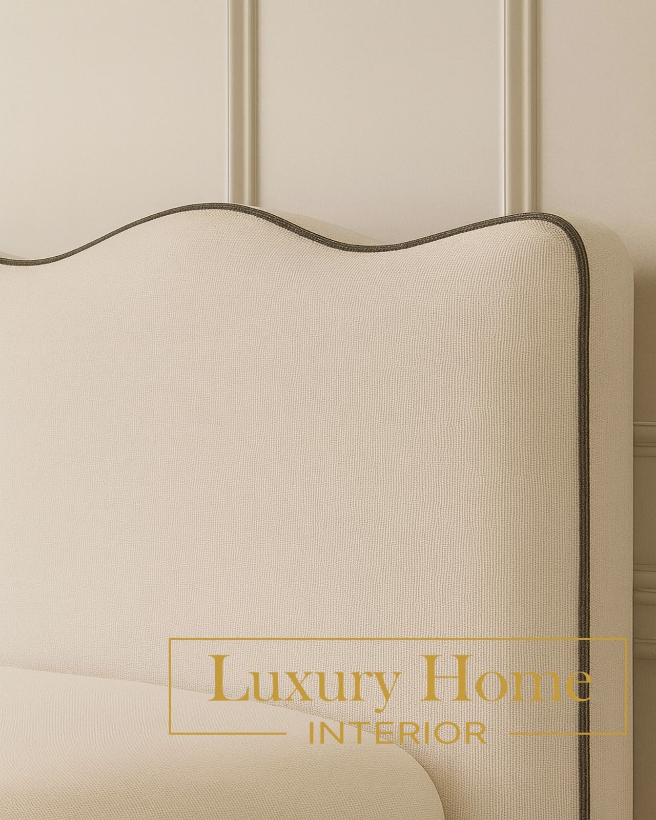 The Bespoke Extended Nora Wave Bed Upholstered Bed Frame- Fully Customisable with Storage Options- Wave Range