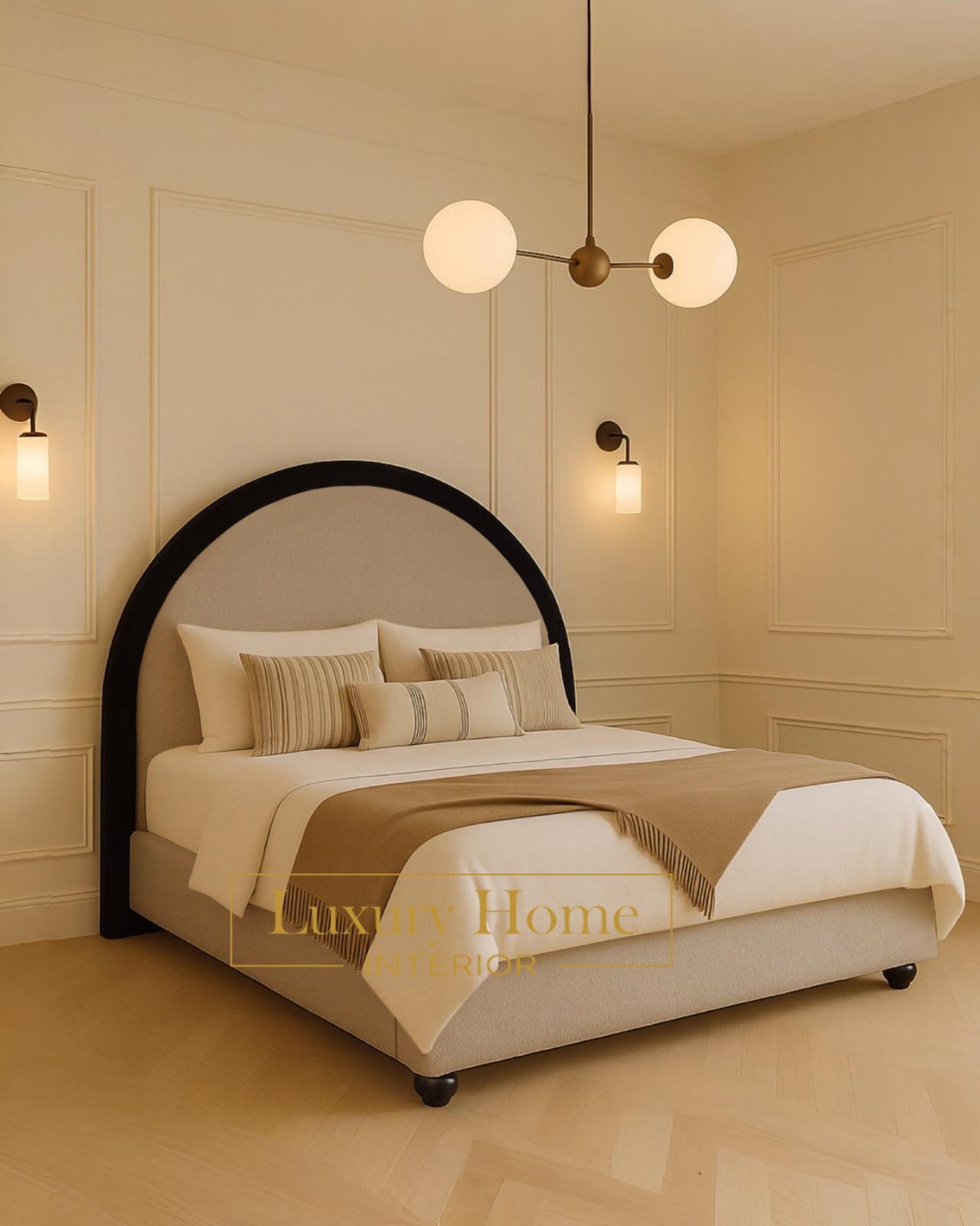 The Bespoke Seraphina Bed Fully Customisable with Storage Options- Washington Black Border Range