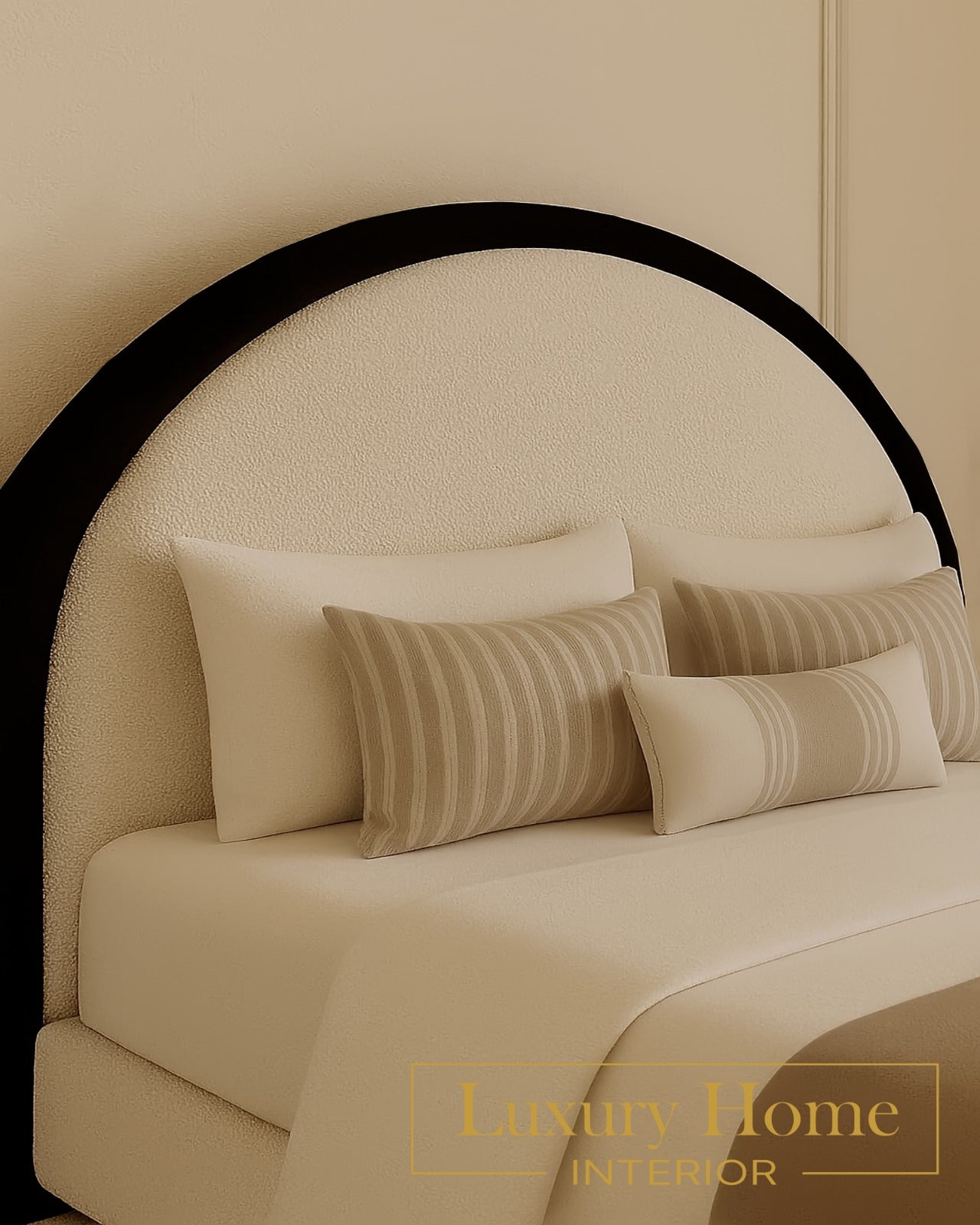 The Bespoke Seraphina Bed Fully Customisable with Storage Options- Washington Black Border Range
