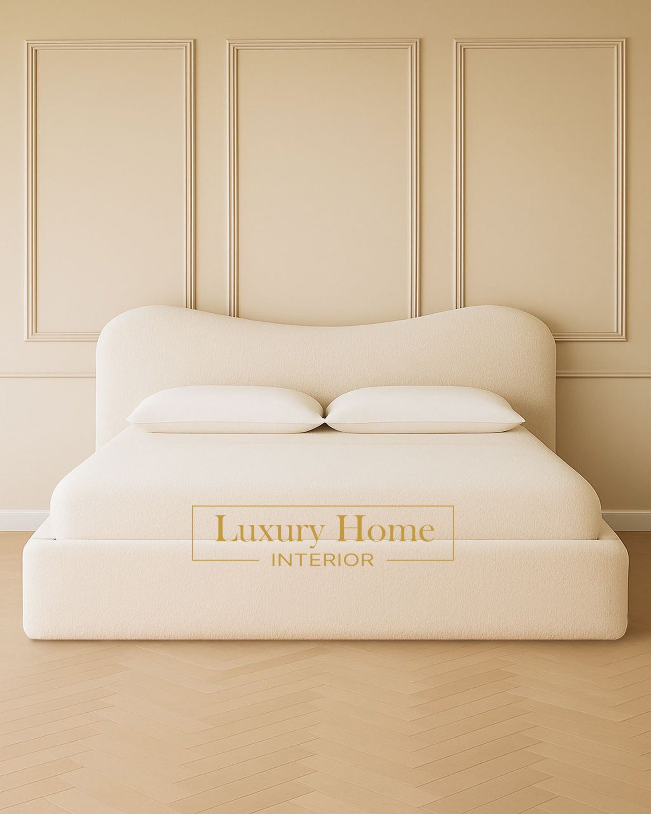 The Bespoke Yara Upholstered Bed Frame- Fully Customisable with Storage Options- Wave Range