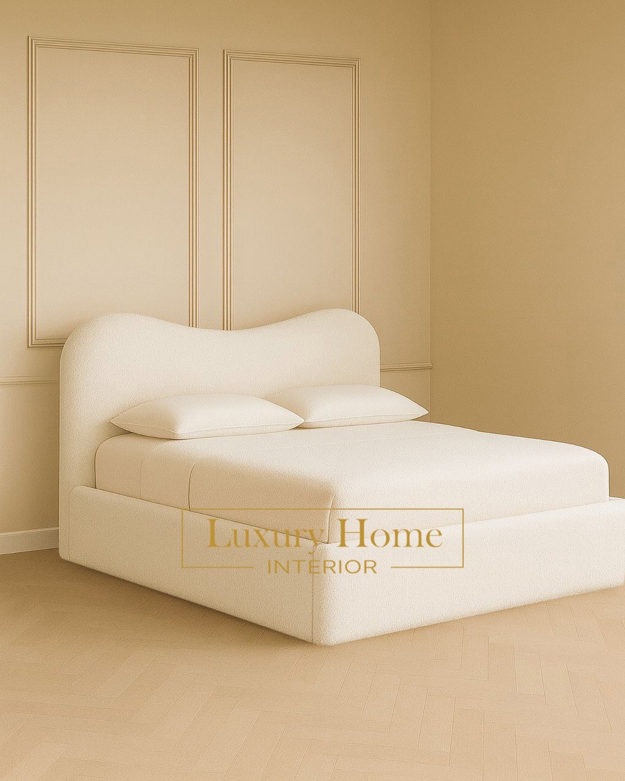 The Bespoke Yara Upholstered Bed Frame- Fully Customisable with Storage Options- Wave Range