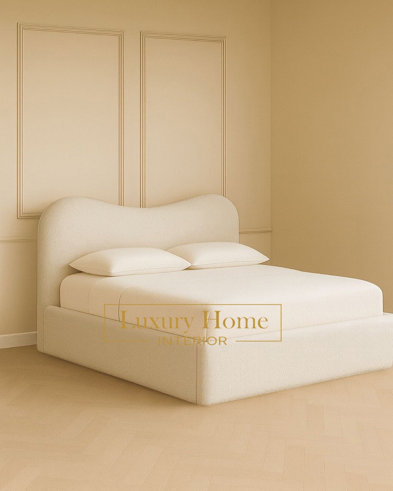 The Bespoke Yara Upholstered Bed Frame- Fully Customisable with Storage Options- Wave Range