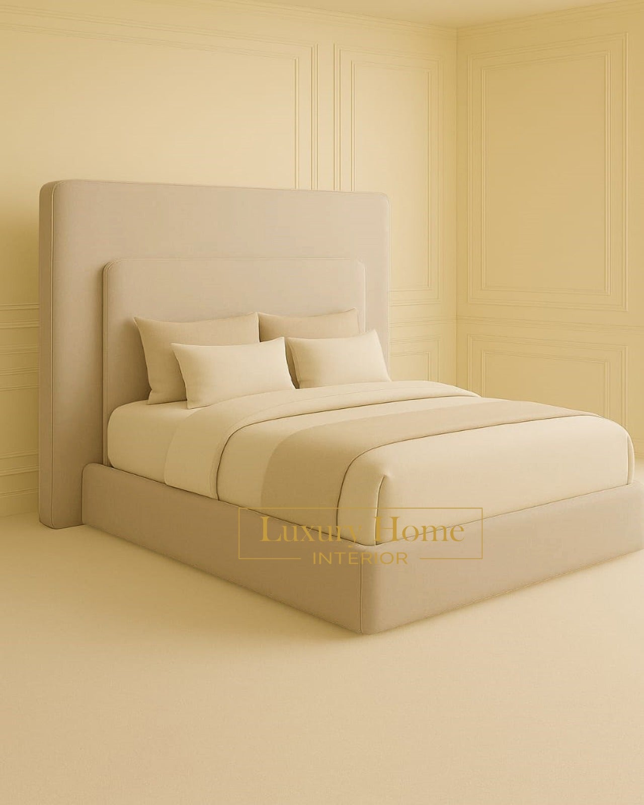 The Bespoke Bronte Upholstered Bed Frame- Fully Customisable with Storage Options- Boucle Range