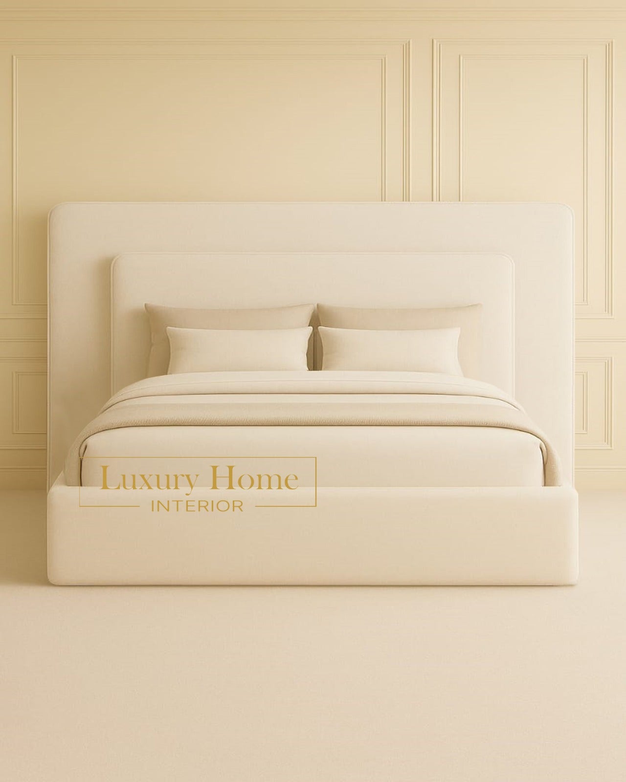 The Bespoke Bronte Upholstered Bed Frame- Fully Customisable with Storage Options- Boucle Range