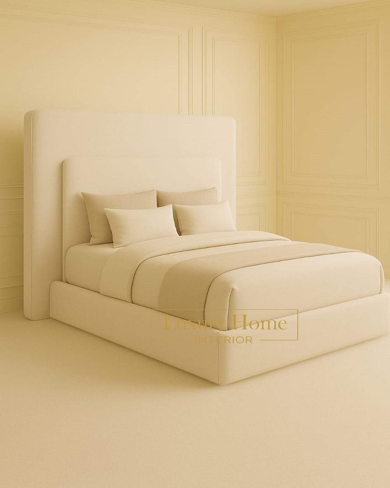 The Bespoke Bronte Upholstered Bed Frame- Fully Customisable with Storage Options- Boucle Range
