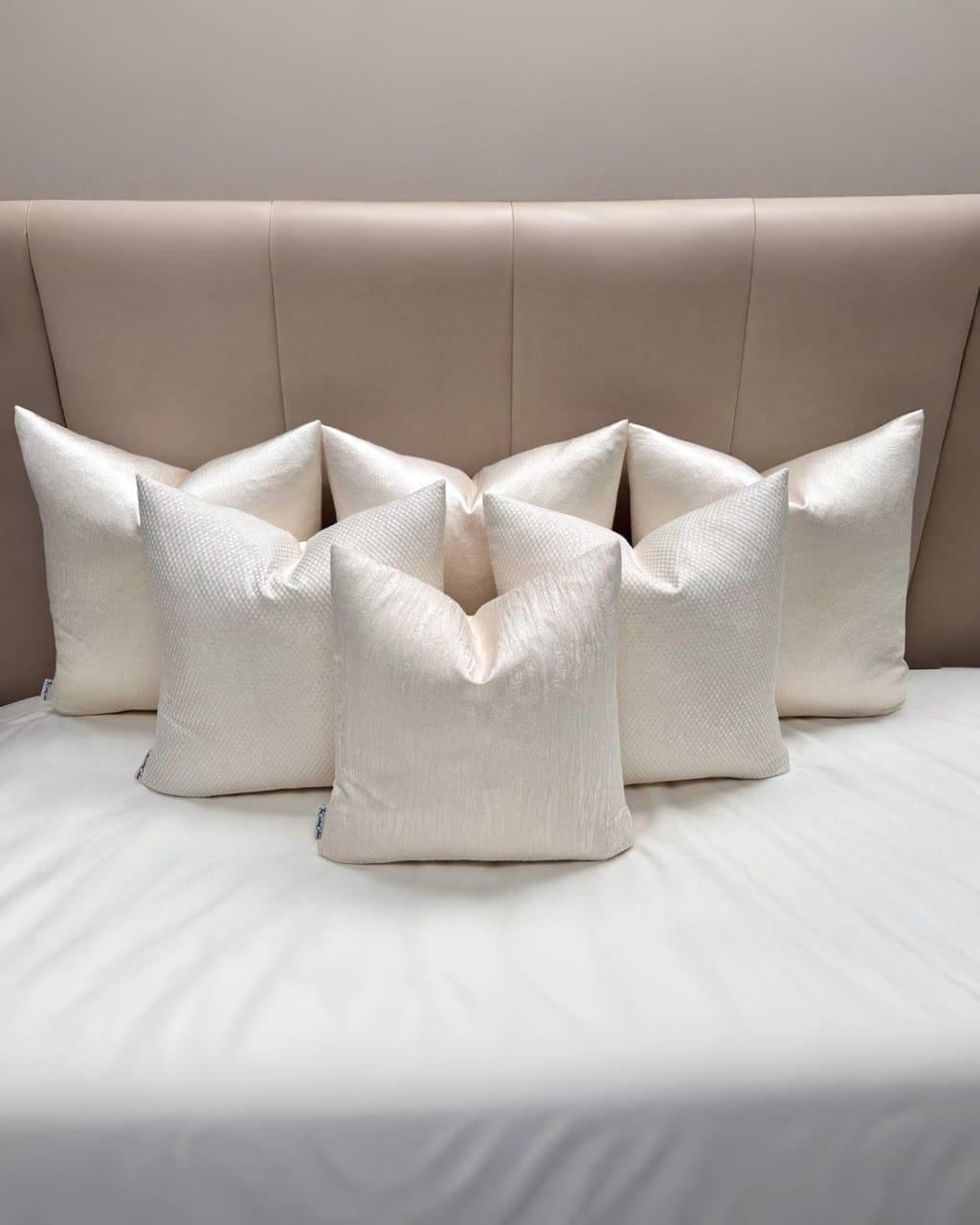 The Luxury Ivory Aspesi Bed Cushion Set