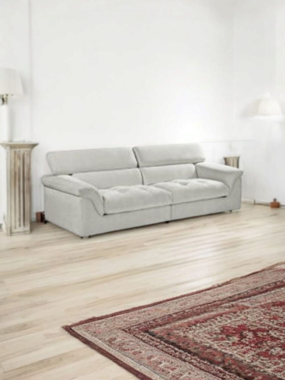 Ember Modern 4-Seater Sofa – Durable Fabric & Deep Cushions
