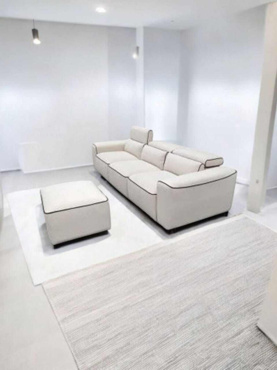 Aspen Cream Fabric Sofa