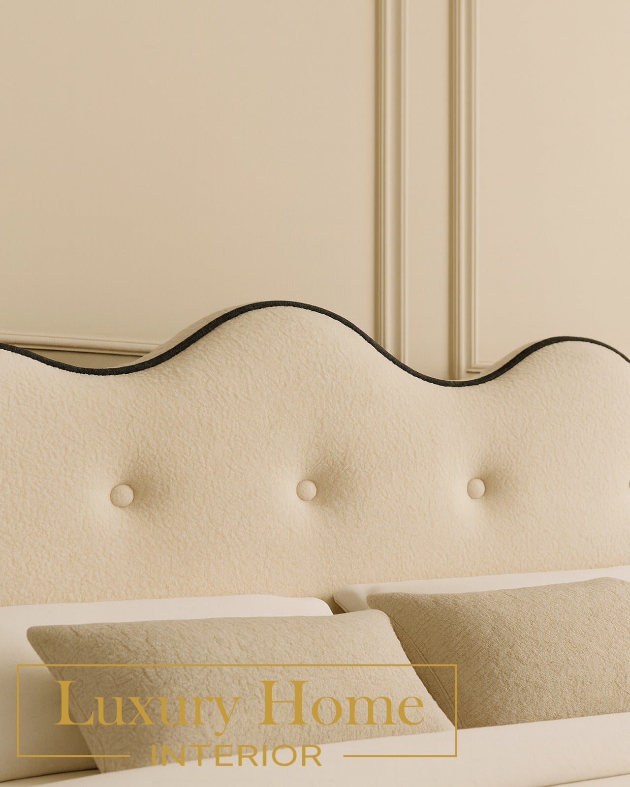 The Bespoke Margot Bed Upholstered Bed Frame- Fully Customisable with Storage Options- Wave Range