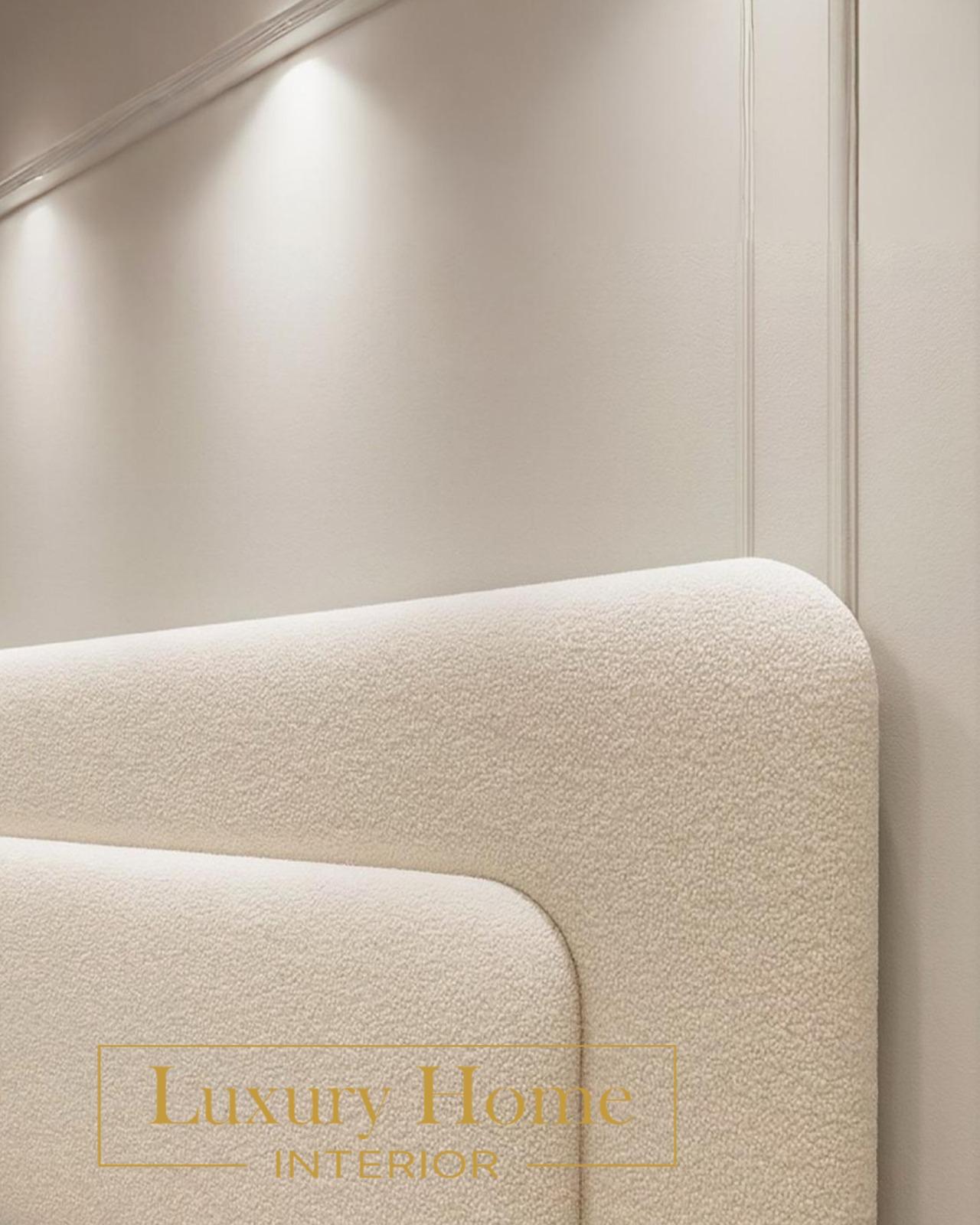 The Bespoke Bronte Upholstered Bed Frame- Fully Customisable with Storage Options- Boucle Range