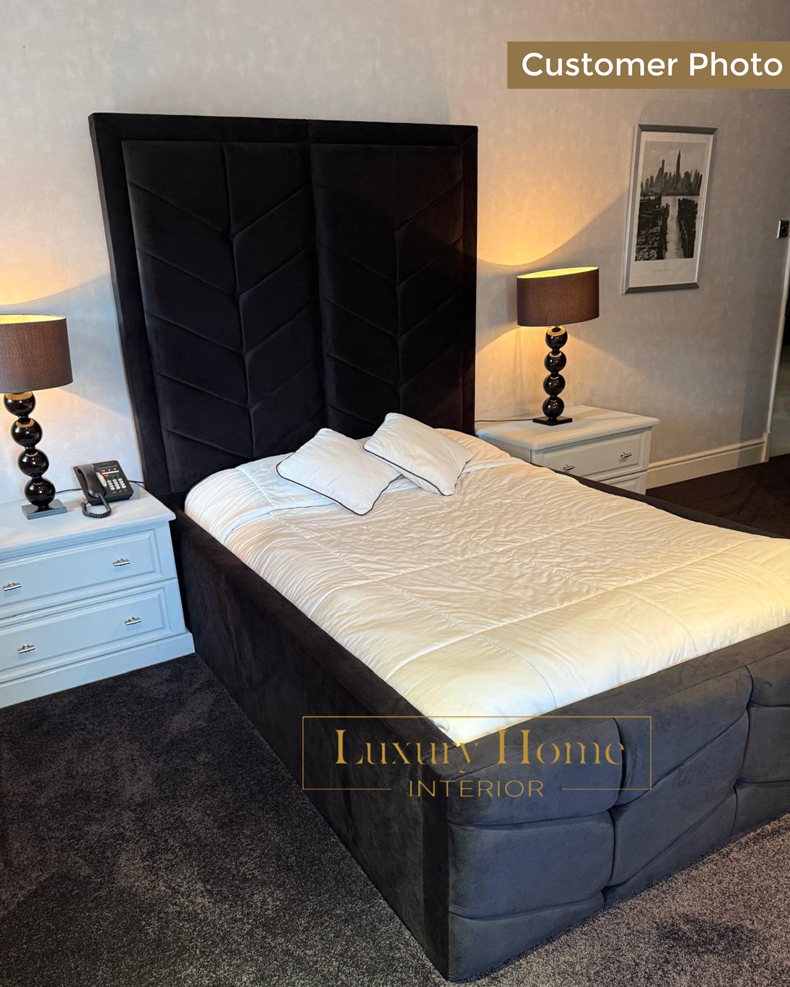 The Bespoke Ellie Bed-Fully Customisable with Storage Options- Luxe range