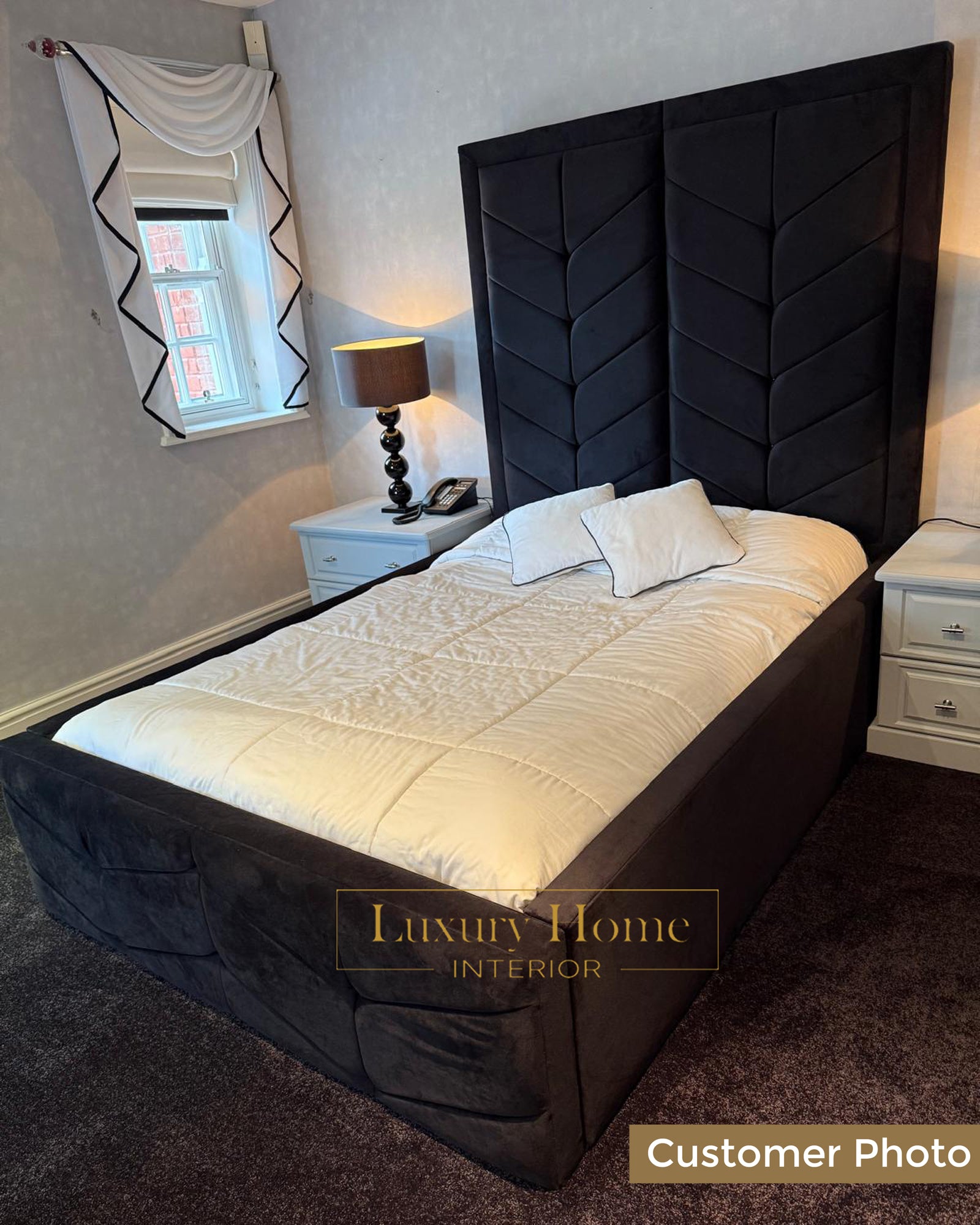 The Bespoke Ellie Bed-Fully Customisable with Storage Options- Luxe range