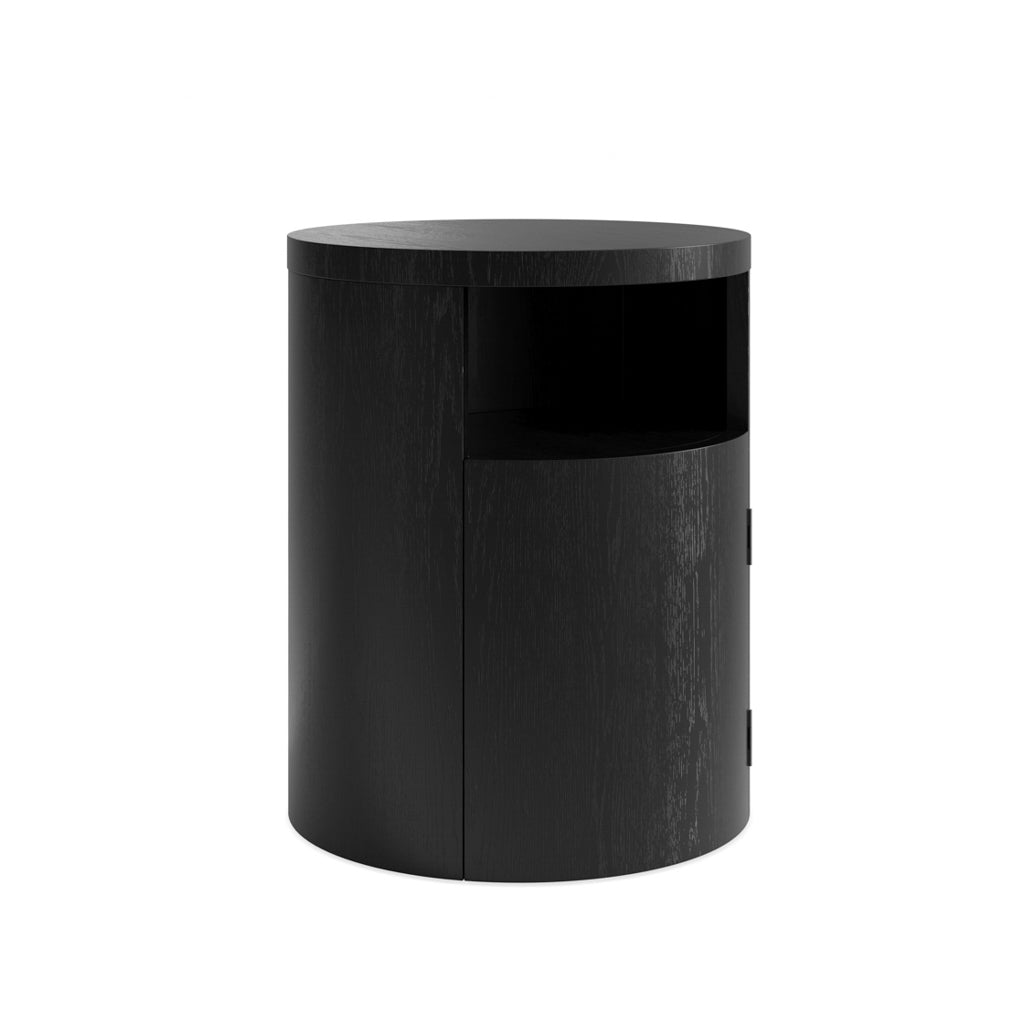 Zino Black Bedside Cabinet