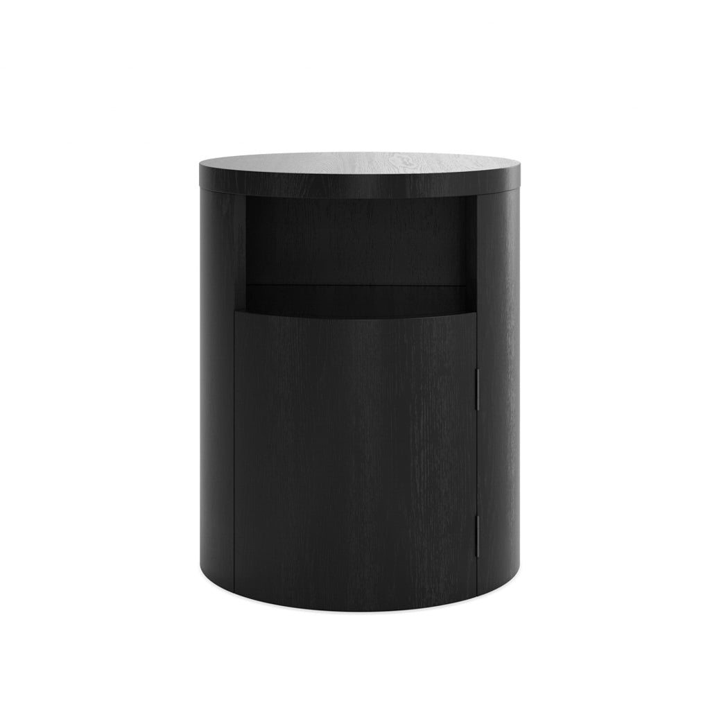 Zino Black Bedside Cabinet