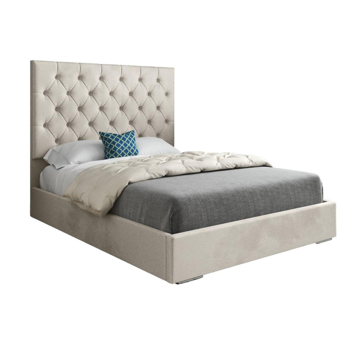 Niama Upholstered Soft Velvet Bed Frame