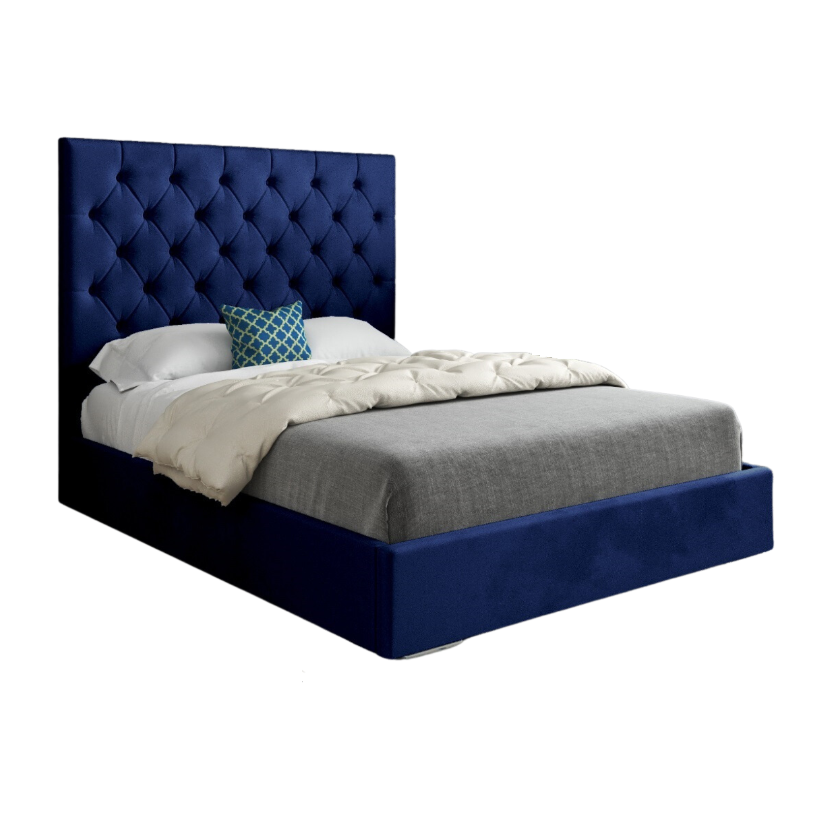 Niama Upholstered Soft Velvet Bed Frame